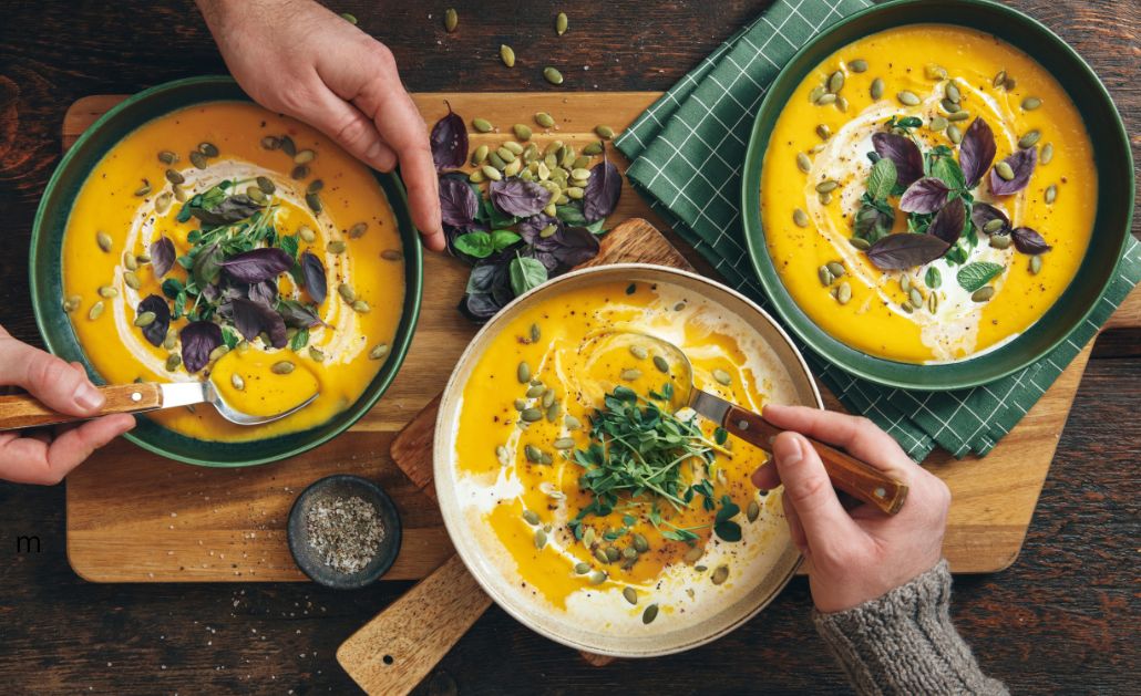 Kürbis-Curry Suppe