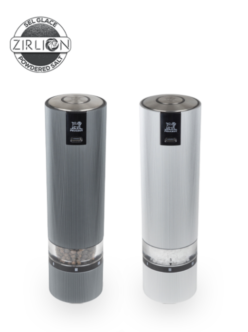 Duo, elektrisch, Pfeffer-und Salzmüühle, carbon , wiederaufladbar