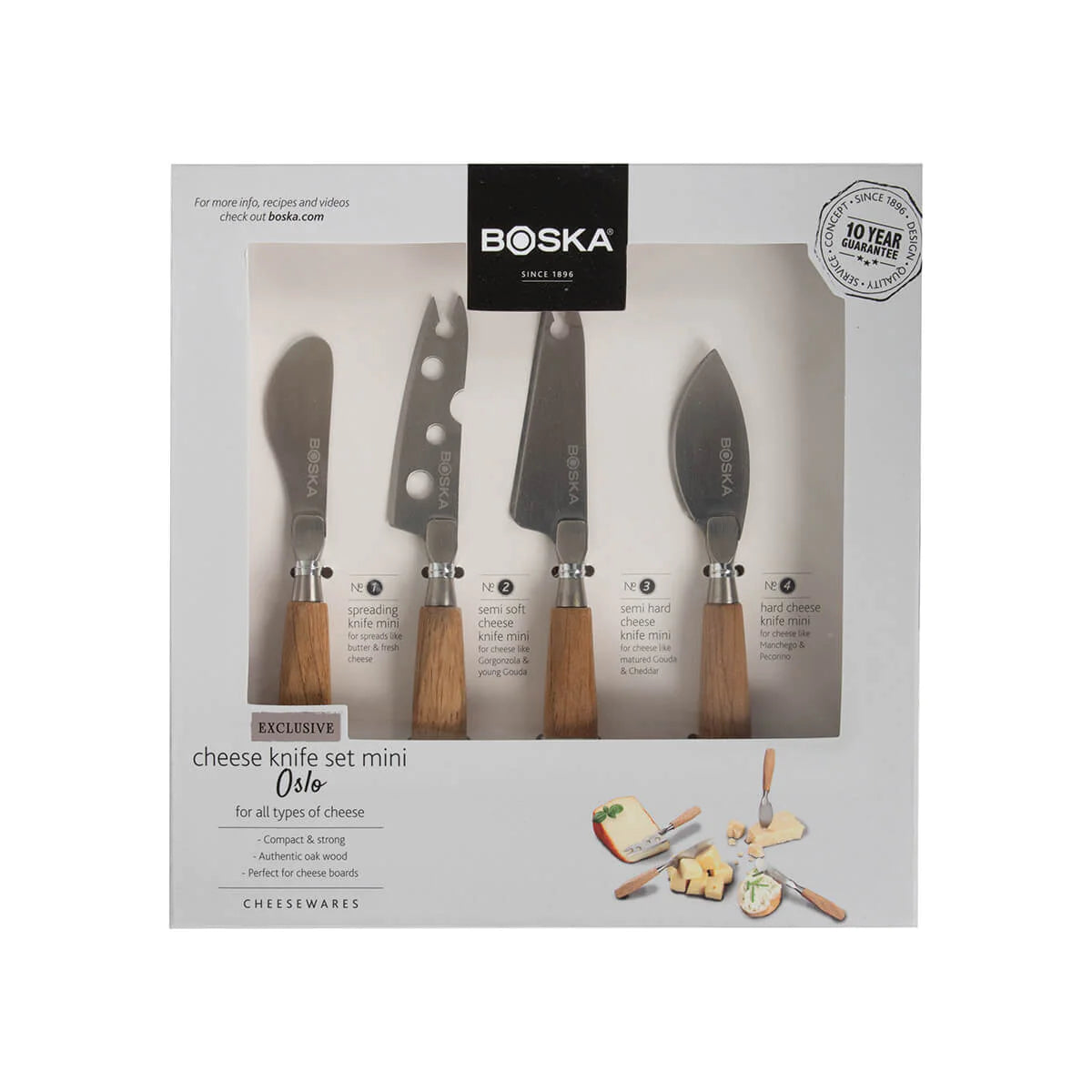 Boska Käse-Messerset Mini Oslo 4er Set