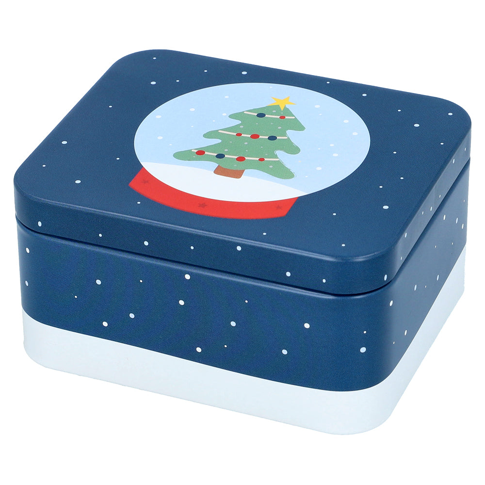 Dose mit Tannenbaum Motiv