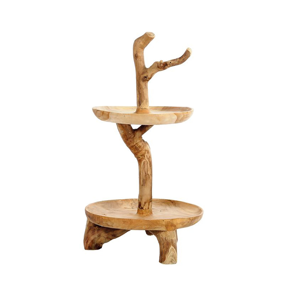 WMG Etagere Teakholz unfinish, h 50cm d 30cm