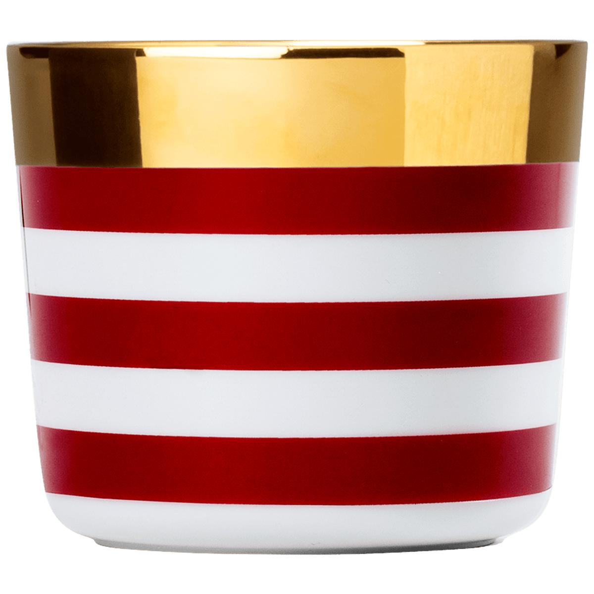 Fürstenberg RED POP Sip of Gold Champagnerbecher Horizontal Stripes red