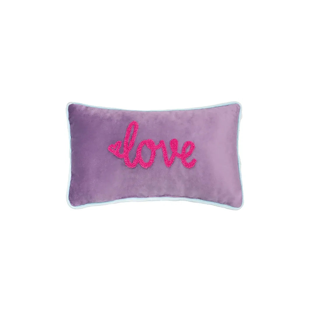 PAD Kissen Petite Love lila 18x32cm
