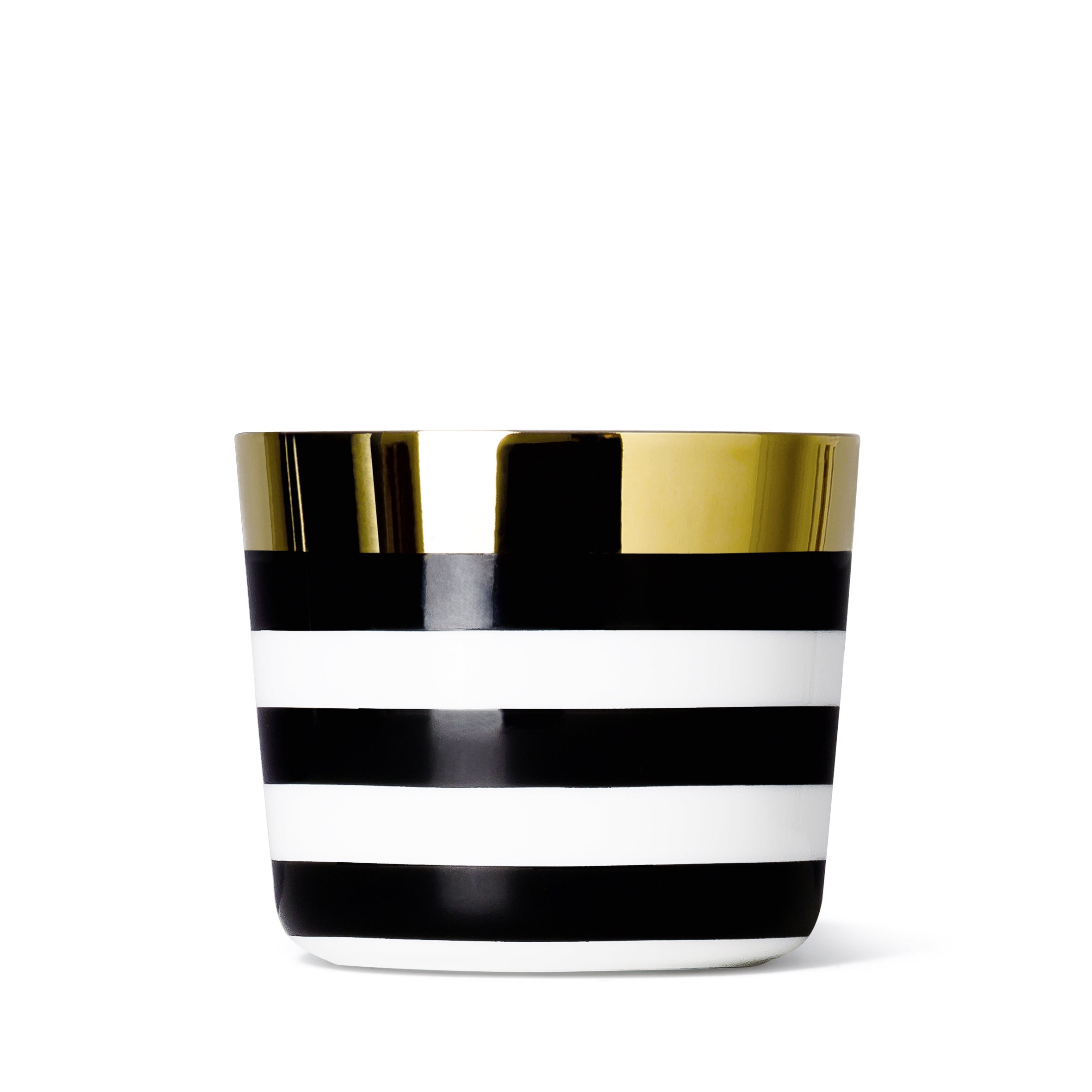 Fürstenberg Champangerbecher CA´D'ORO VERTICAL STRIPES black&white SIP OF GOLD TEMPTATION 0,3 l