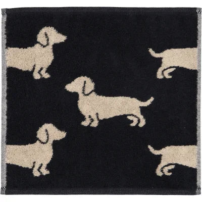 Cawö Seiftücher 3er Set Natur/ Pfoten 30x30cm, 100% Baumwolle