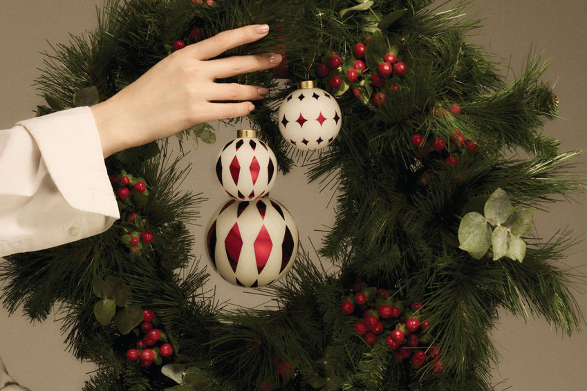 Alessi Delight Weihnachtskugel 2er Set, Ø 6cm