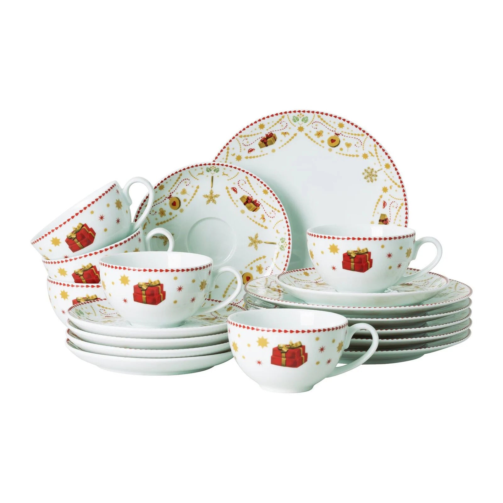 Hutschenreuther Kaffeeset 18-tlg./Kombi Christmas Love