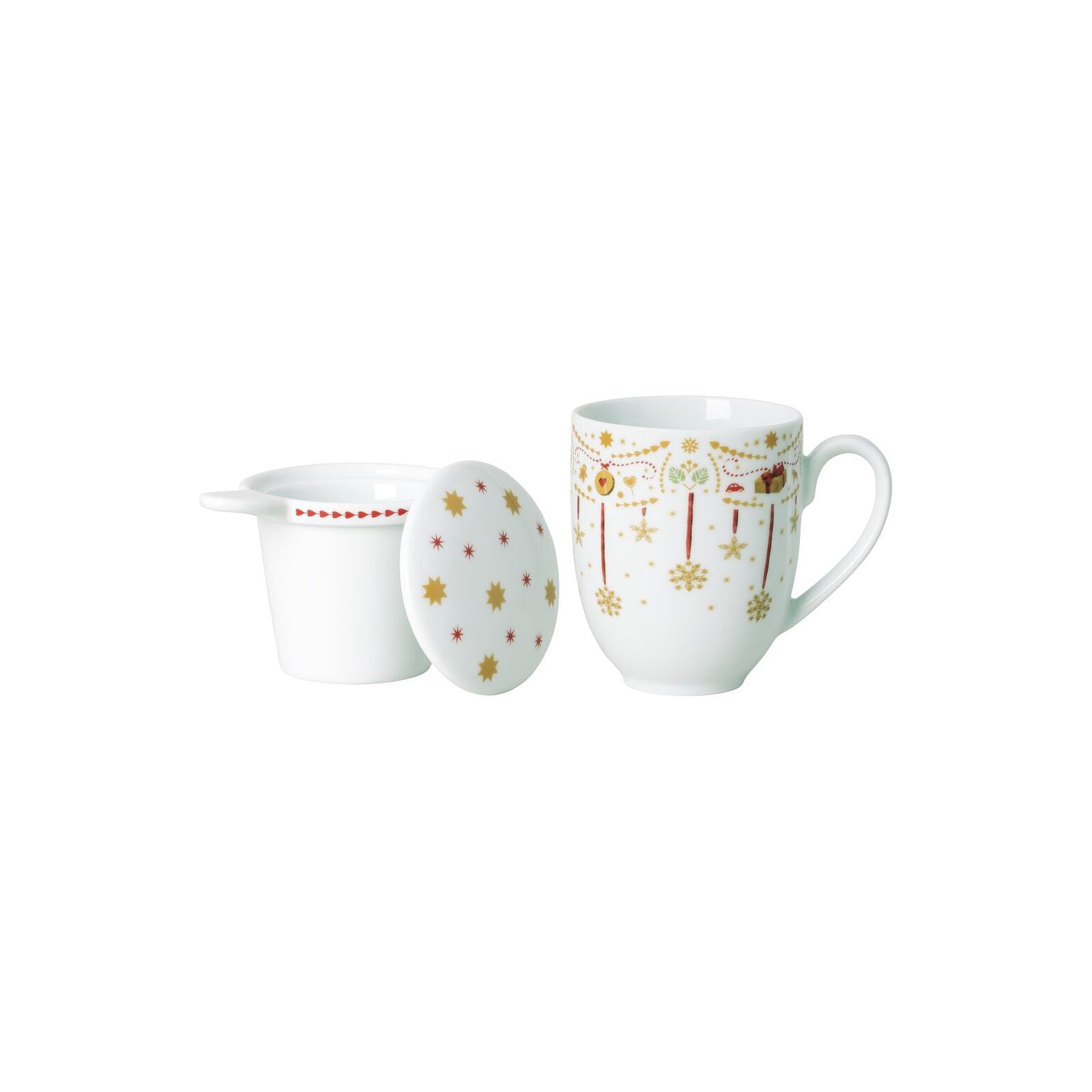 Hutschenreuther Tee-Becher Set 3-tlg. Christmas Love