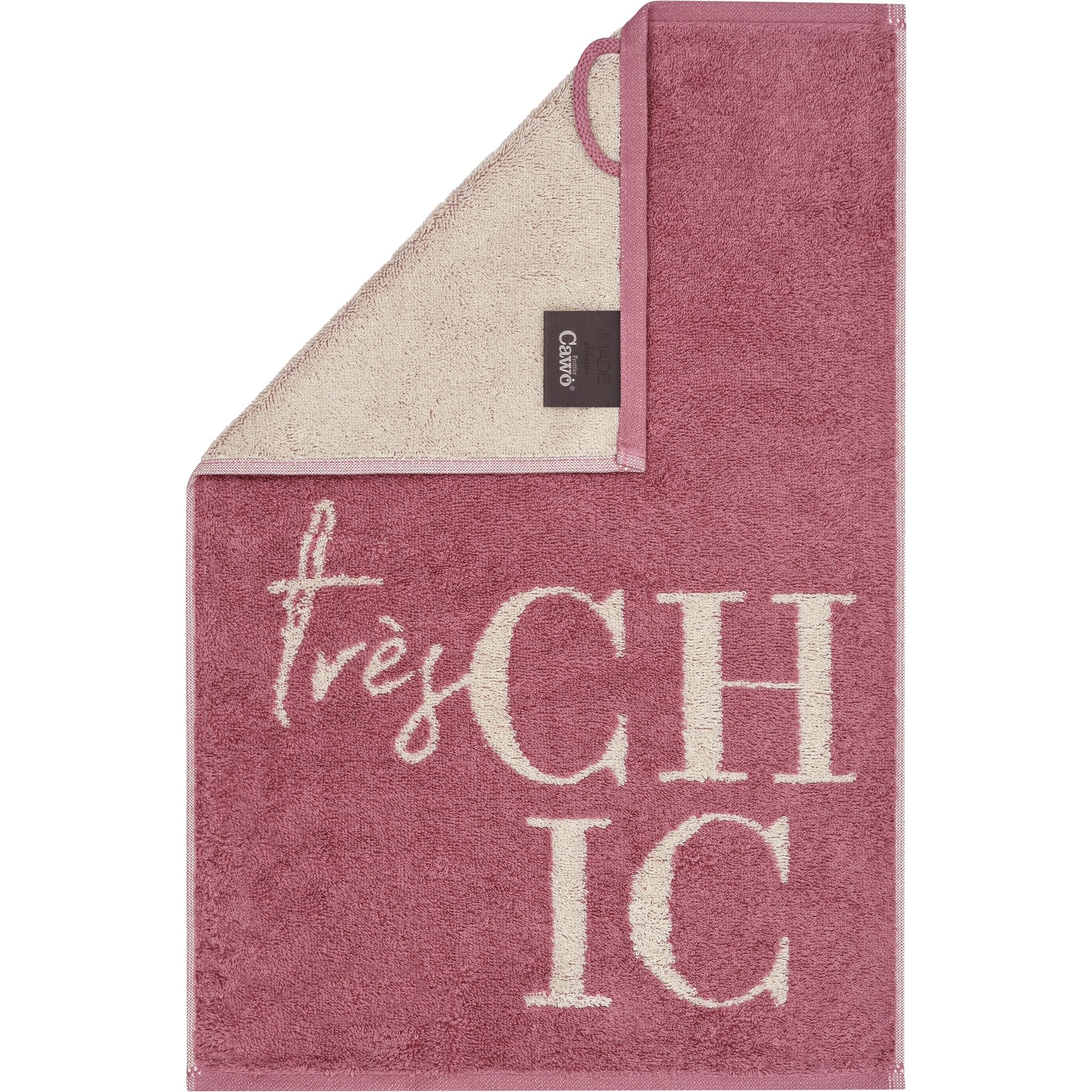 Cawö Postcard Towels tres chic Gästetuch, 30x50cm, Fb.12