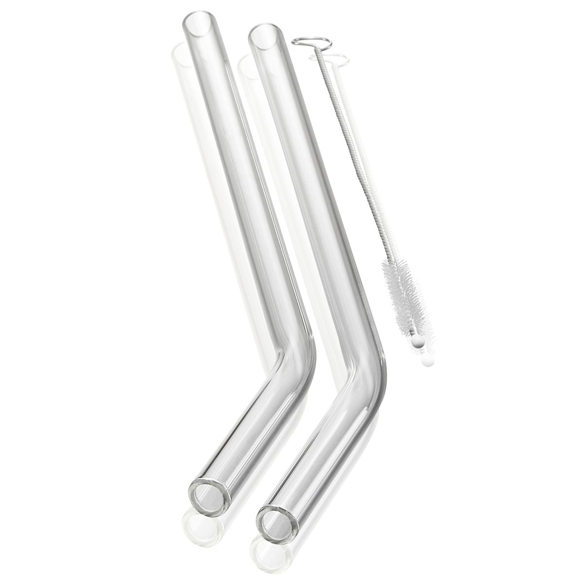 Gefu Glastrinkhalm Future transparent 23 cm 4er Set