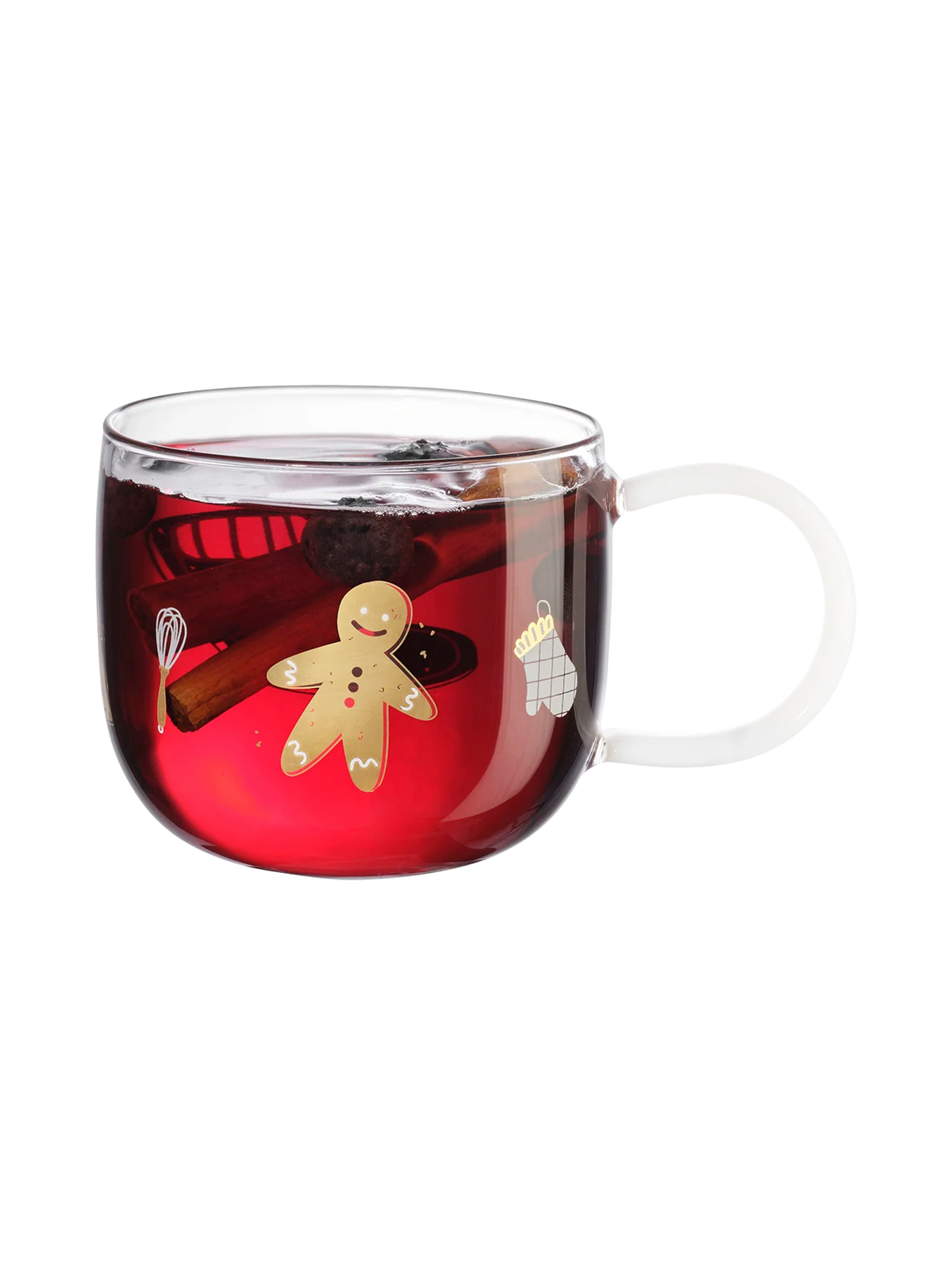 Glas mit Glühwein vorschau