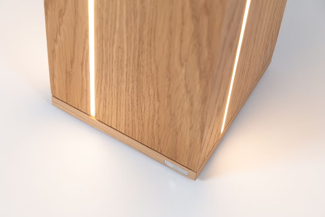 bulbaum "handgemaach" Lichtsäule "3 Streppen"