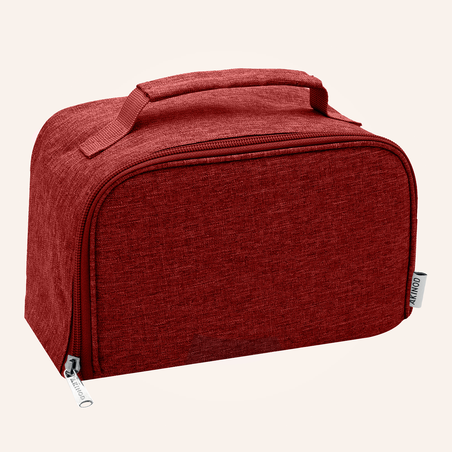 Akinod Bento Lunchbag weiss / Terracotta