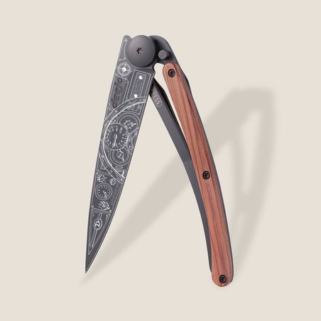 Deejo Taschenmesser 37g Korallenholz Zifferblatt