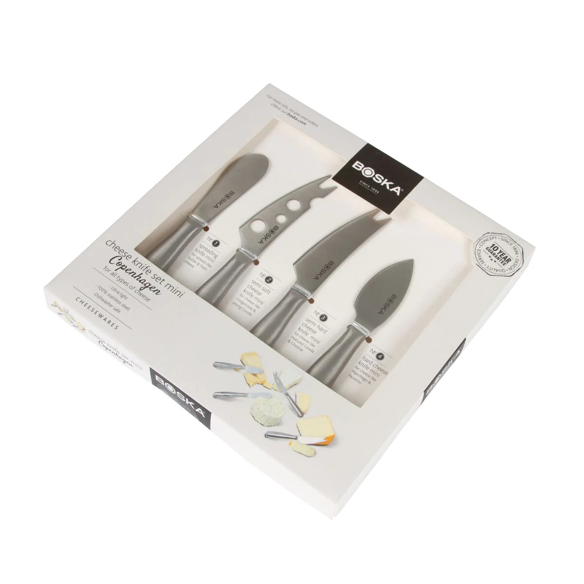 Boska Käse-Messerset Mini Copenhagen 4er Set
