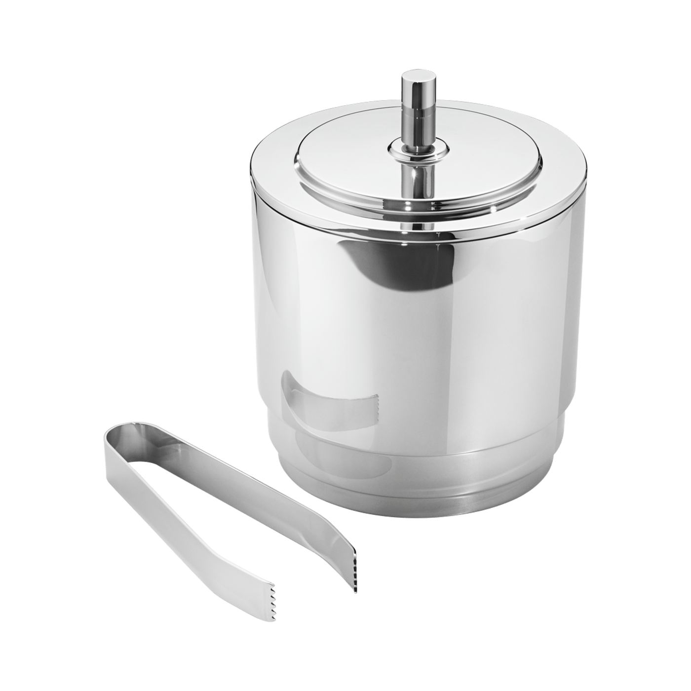 Georg Jensen Manhattan Eiskübel mit Zange