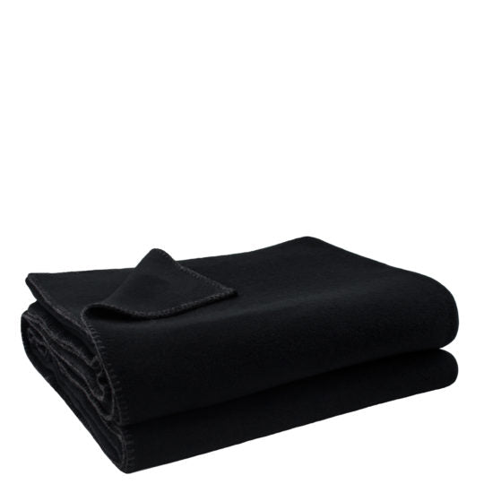 Zoeppritz Fleece Decke Farbe 980 black 160 x 200 cm Farbe 980 black