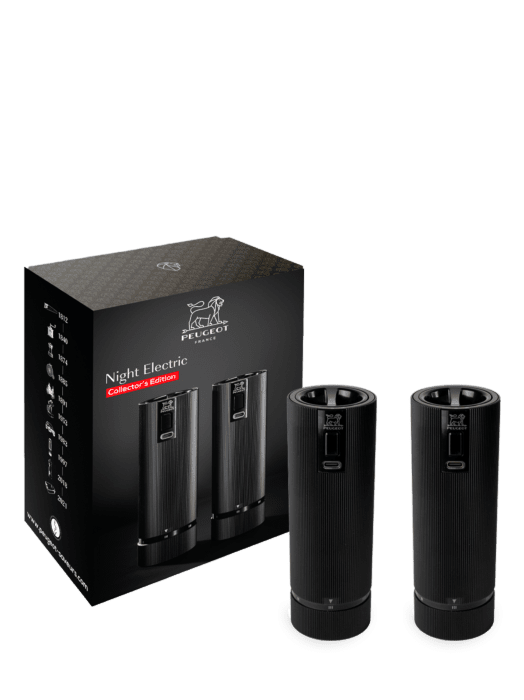 Peugeot Night Electric Line Duo Pfeffer-und Salzmühle mattschwarz 15cm