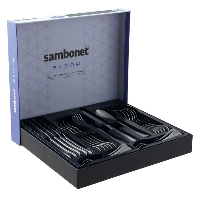 Sambonet Besteck Bloom Antique, 24tlg.