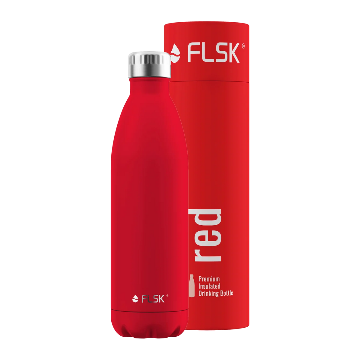 Flasche mit Verpackung 
