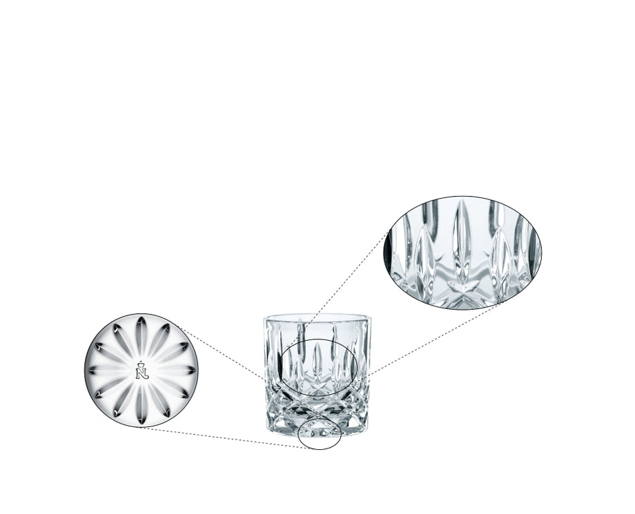 Nachtmann NOBLESSE Single Old Fashioned Spirituosengläser 4er Set