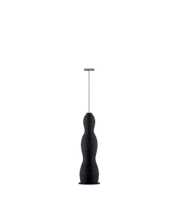 Alessi Pulcina Milchaufschäumer schwarz, aus thermoplastischem Harz