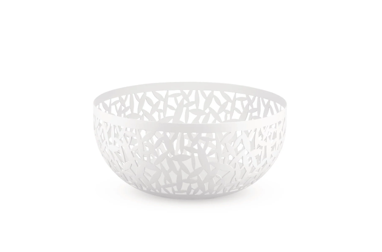 Alessi Cactus Obstschale, D:29 cm, H:10,8 cm, super white epoxidharzlackiert
