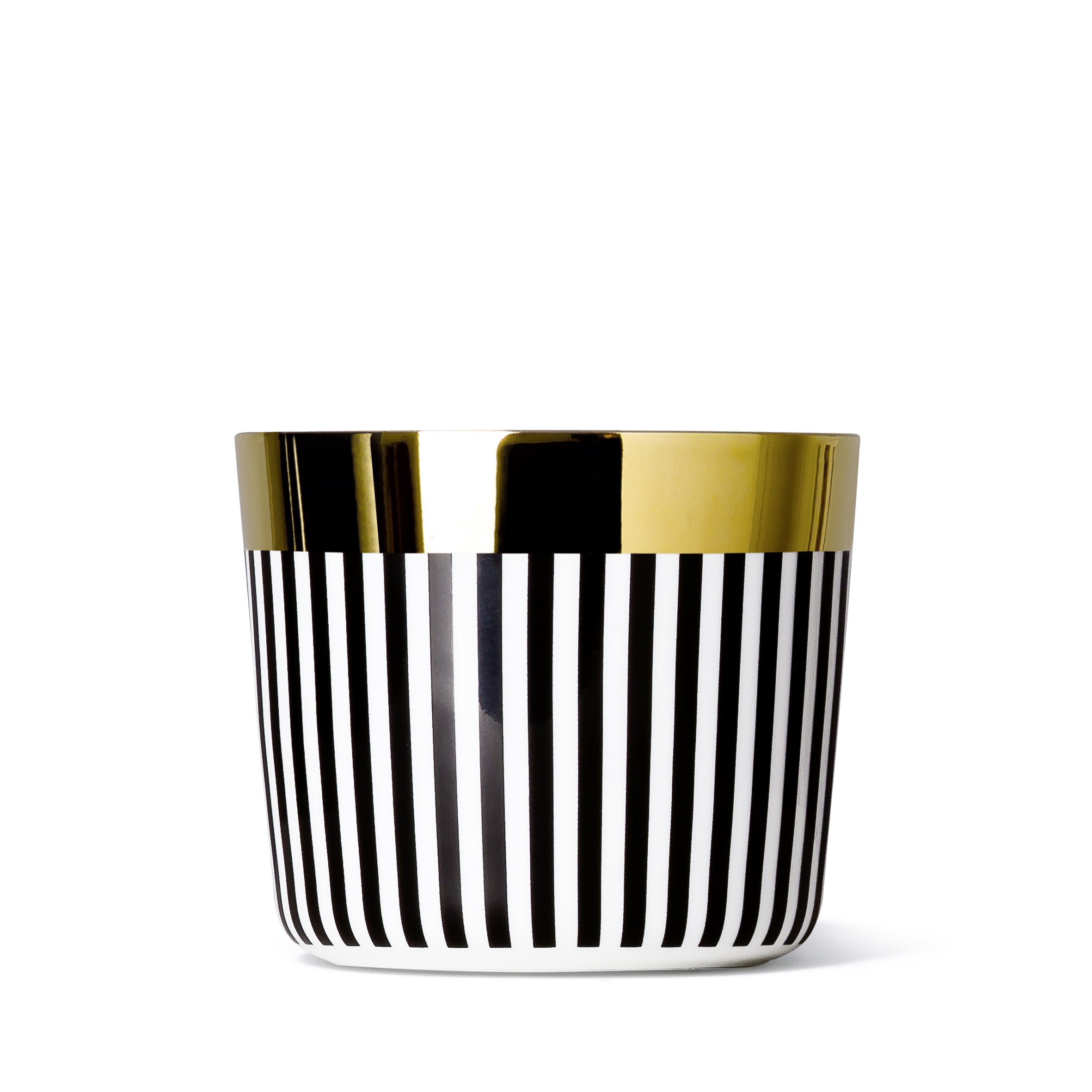 Fürstenberg Champanger Becher vertikal stripes black&white