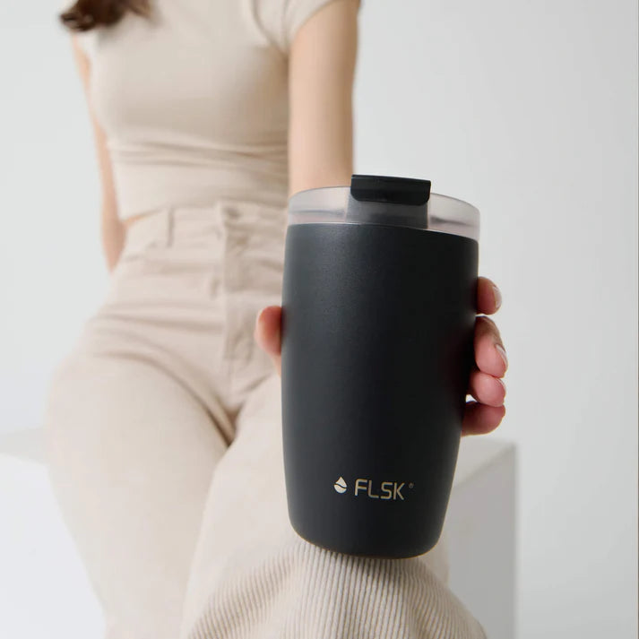 FLSK Thermobecher schwarz, 350ml