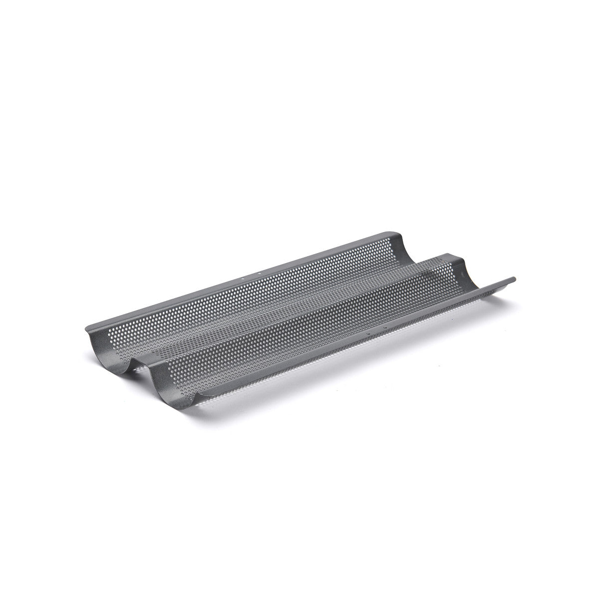 de Buyer doppeltes perforiertes Baguette Blackblech