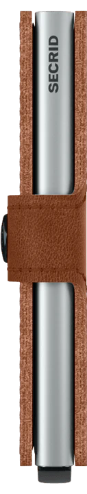 Secrid Miniwallet Vintage Cognac Silver