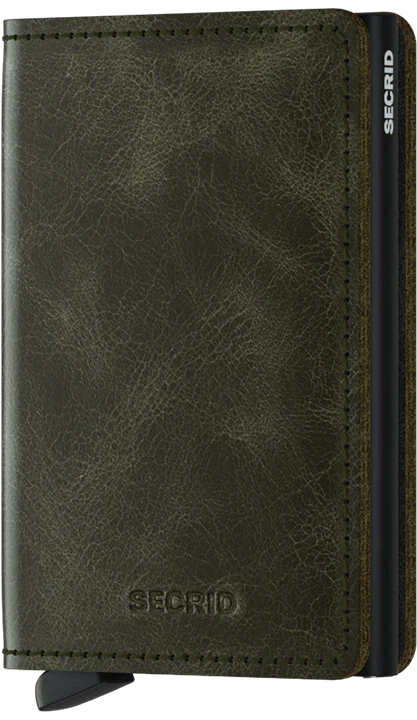 Secrid Slimwallet Vintage Olive Black