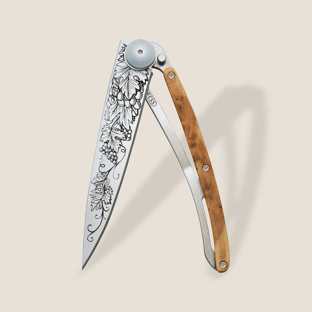 Deejo Taschenmesser 37g Wachholderholz Grand Cru