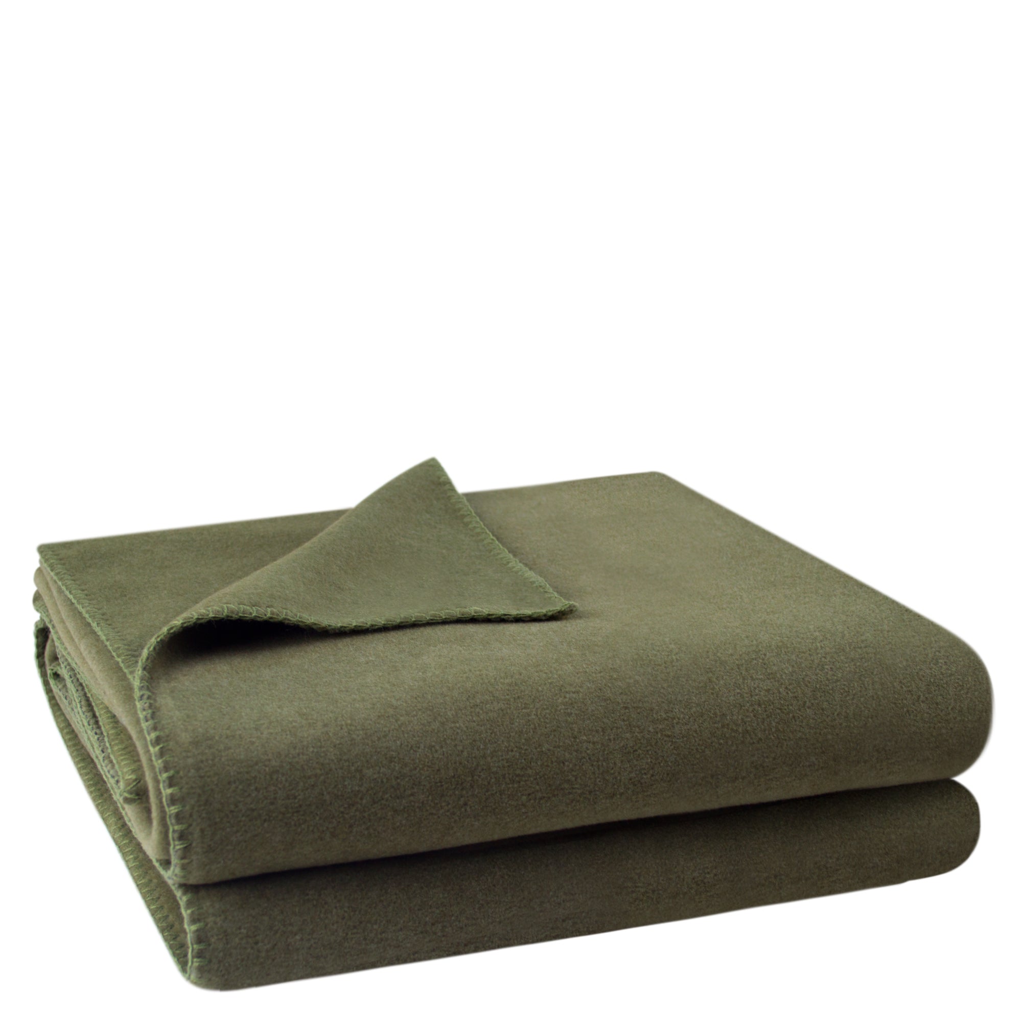 Zoeppritz Soft-Fleece Decke Farbe 681 olive branch 110 x 150 cm