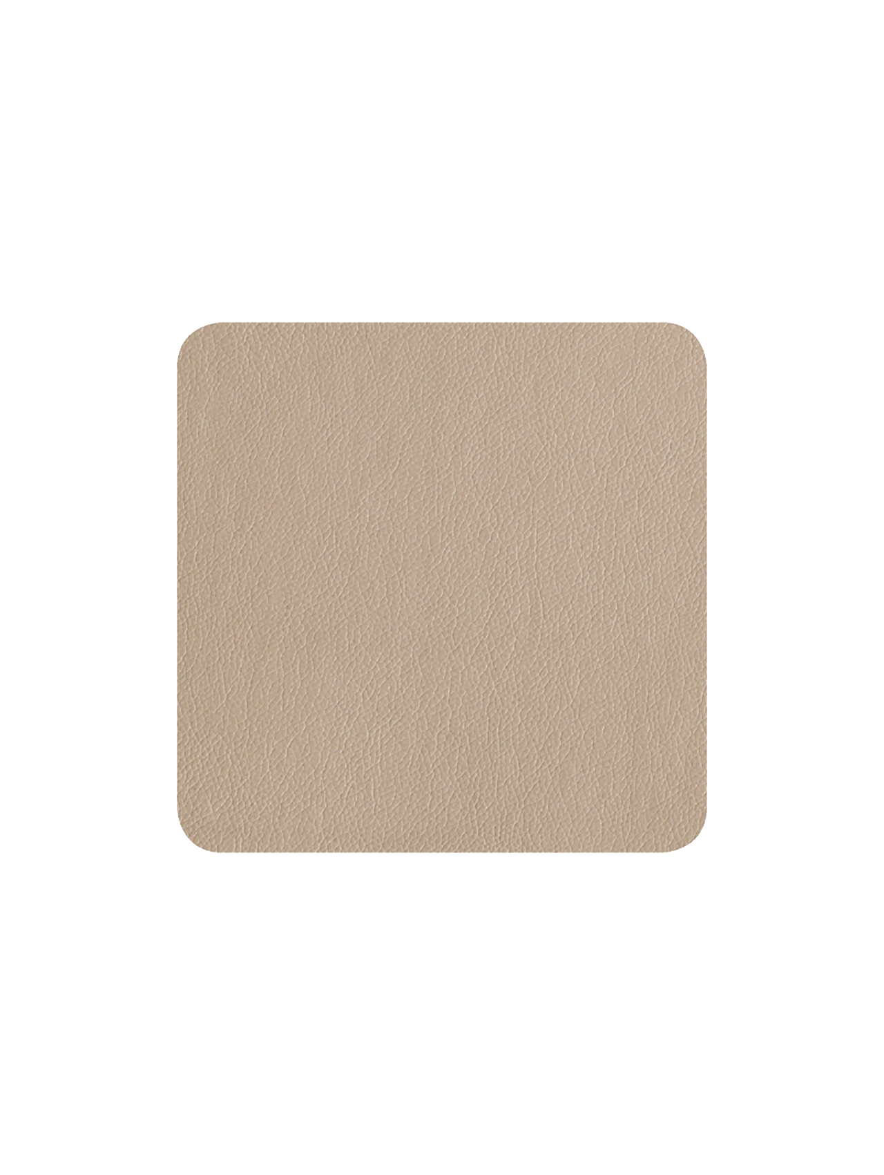 ASA 4er Set Glasuntersetzer stone 10 x 10 cm Lederoptik