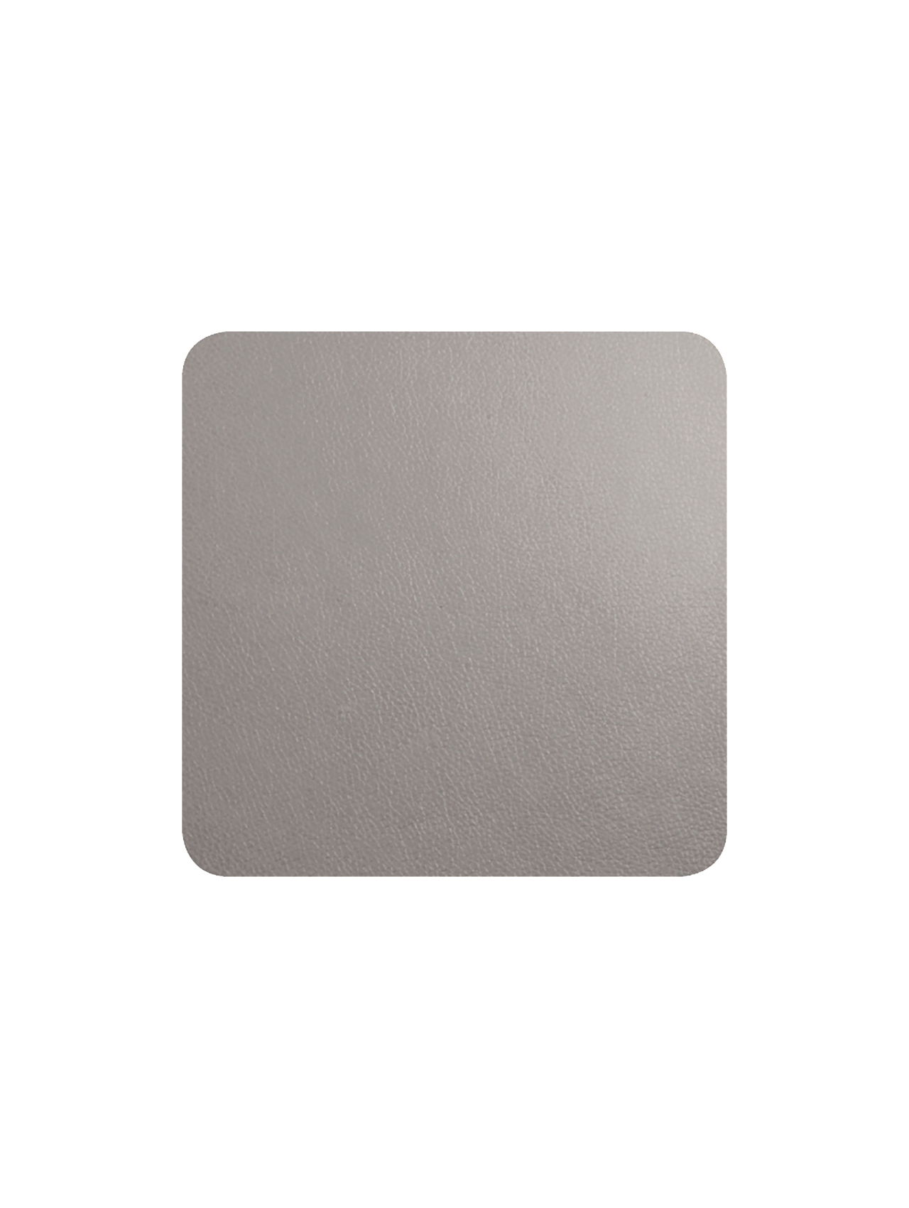 ASA 4er Set Glasuntersetzer cement 10 x 10 cm Lederoptik