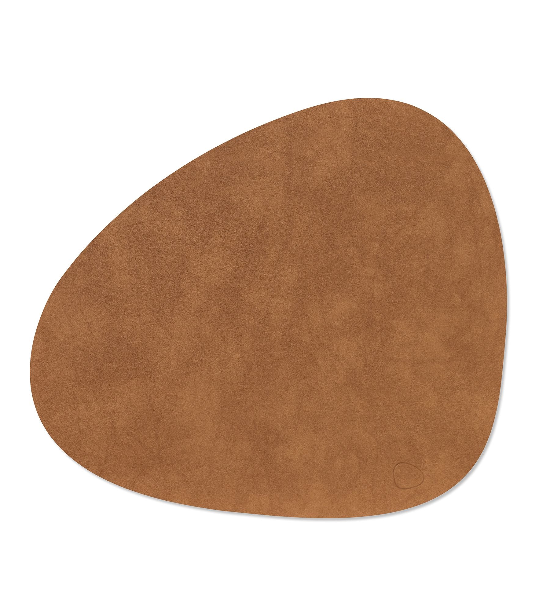 LindDNA Tischset Leather Nupo nature Curve L 37 x 44 cm
