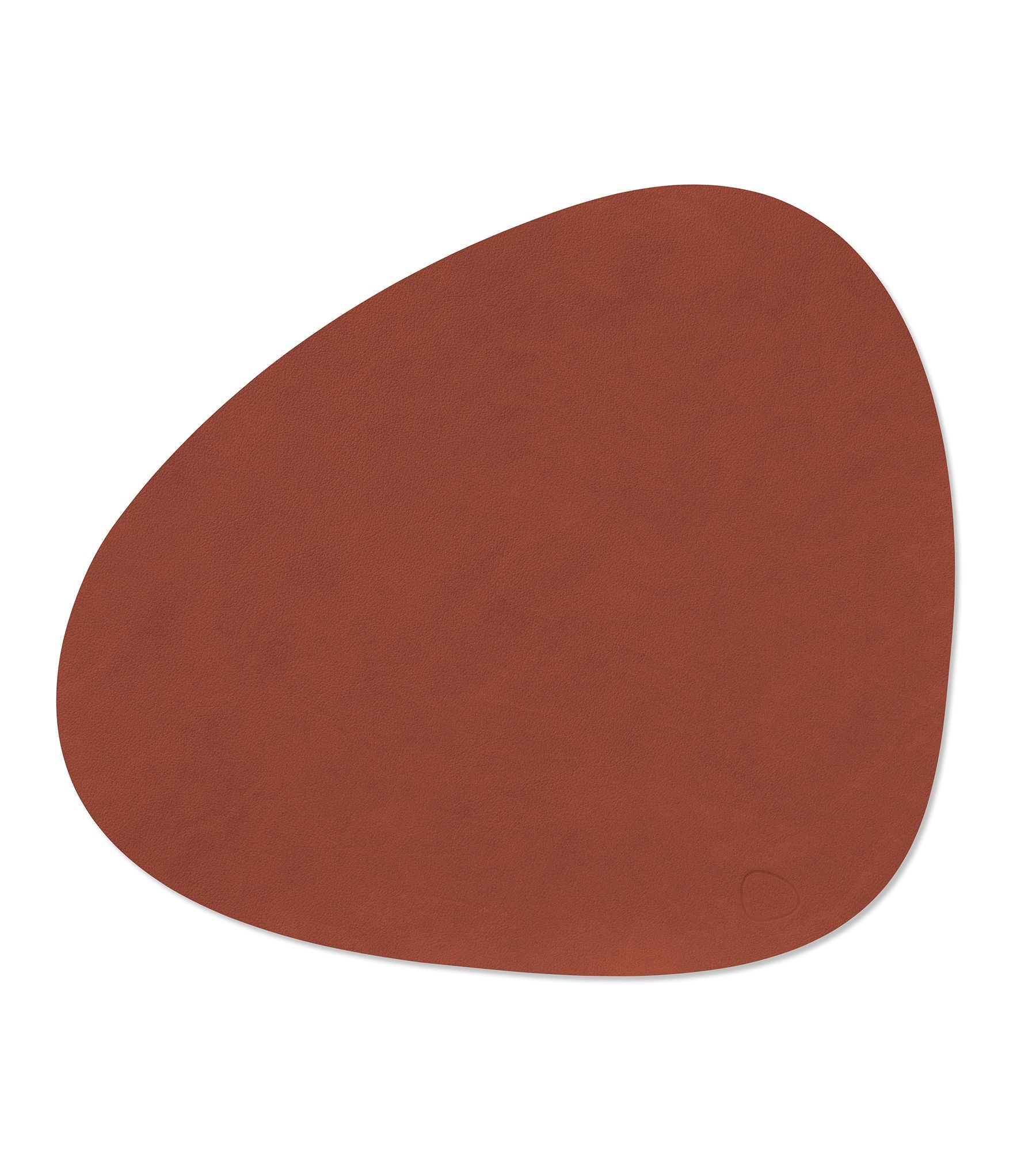 LindDNA Tischset Leather Nupo siena Curve L 37 x 44 cm