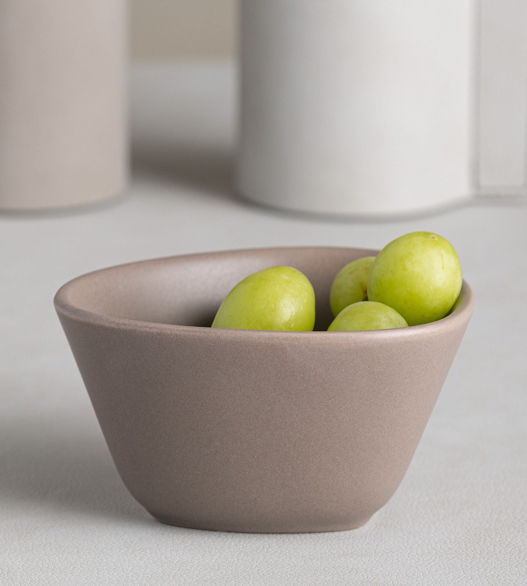 LindDNA Schale S warm grey S 11 x 10 x 6 cm